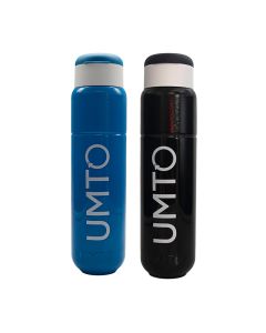 Kit 2 Garrafas Umto Super-Resistente 500 Ml Preta e Azul Claro