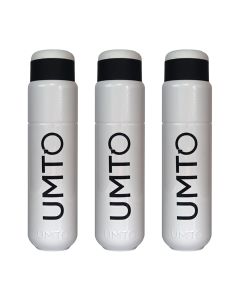 Kit 3 Garrafinhas  para Academia Umto Super-Resistente 500 Ml Branca